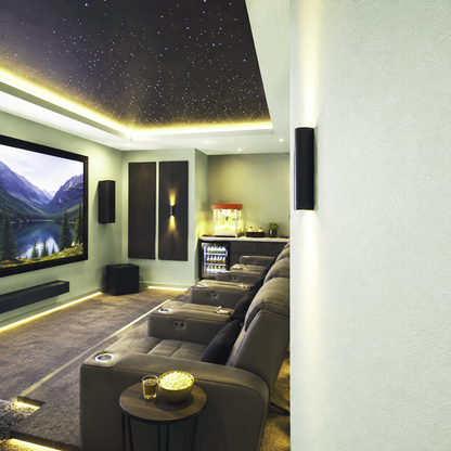 healing aloe painted home theater