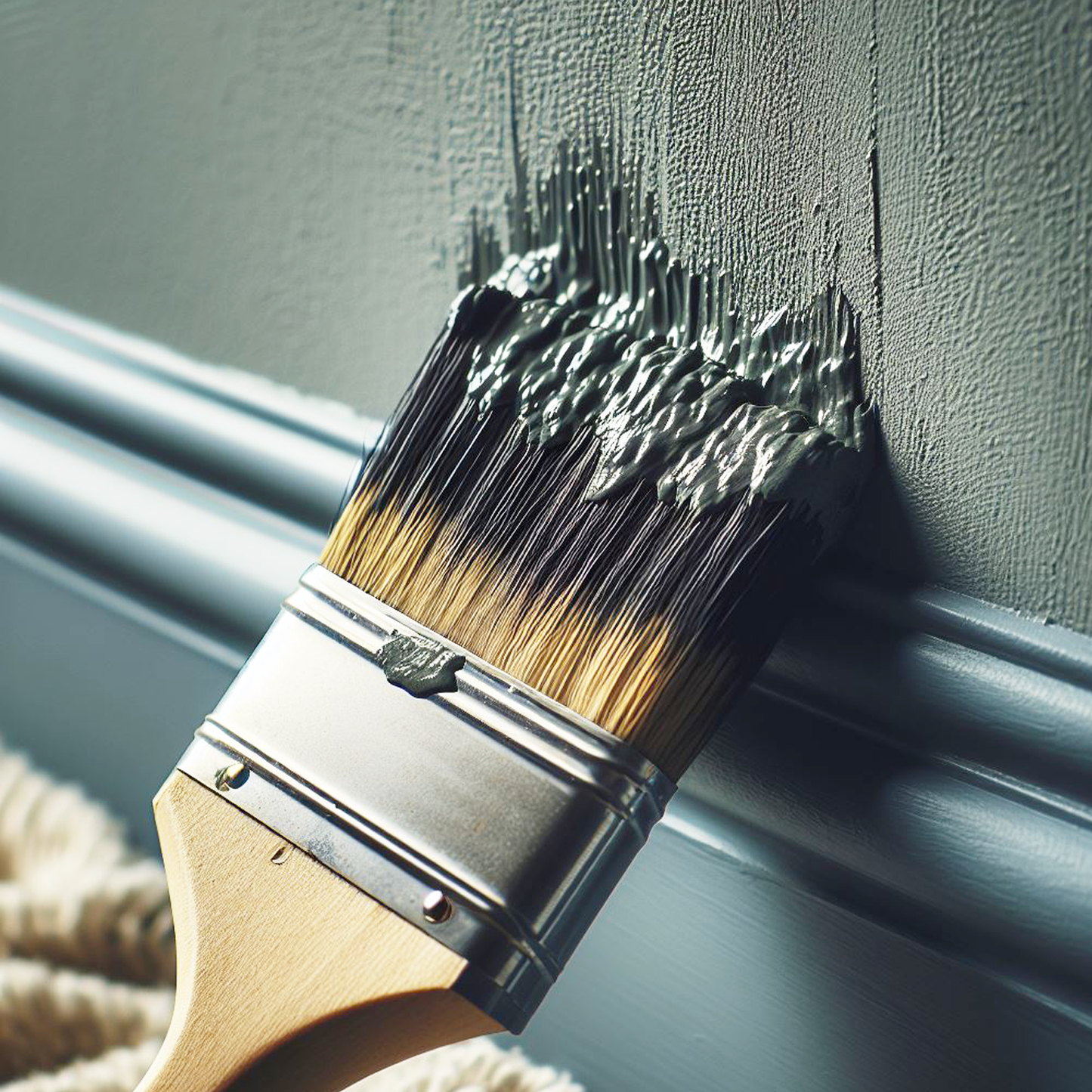 heather gray paint brush