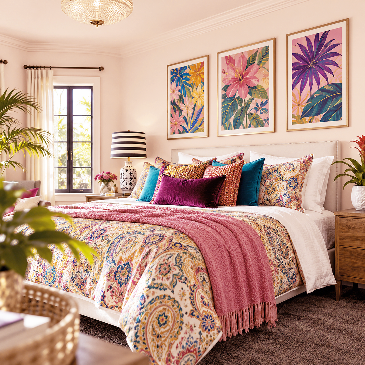 heirloom painted bedroom