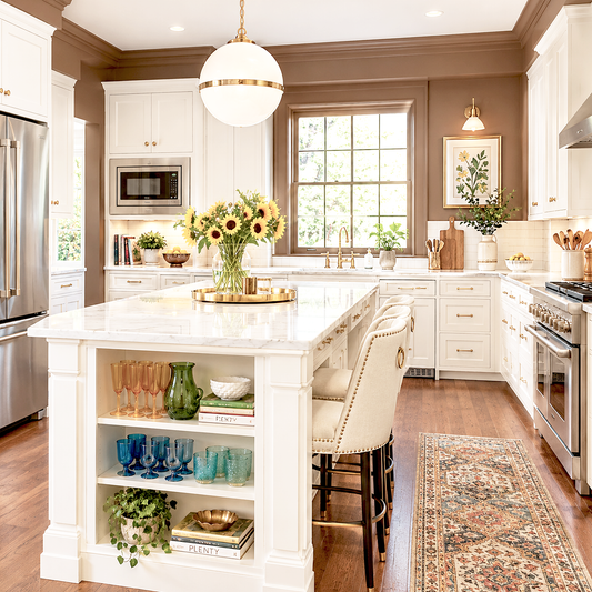 hidden valley painted kitchen