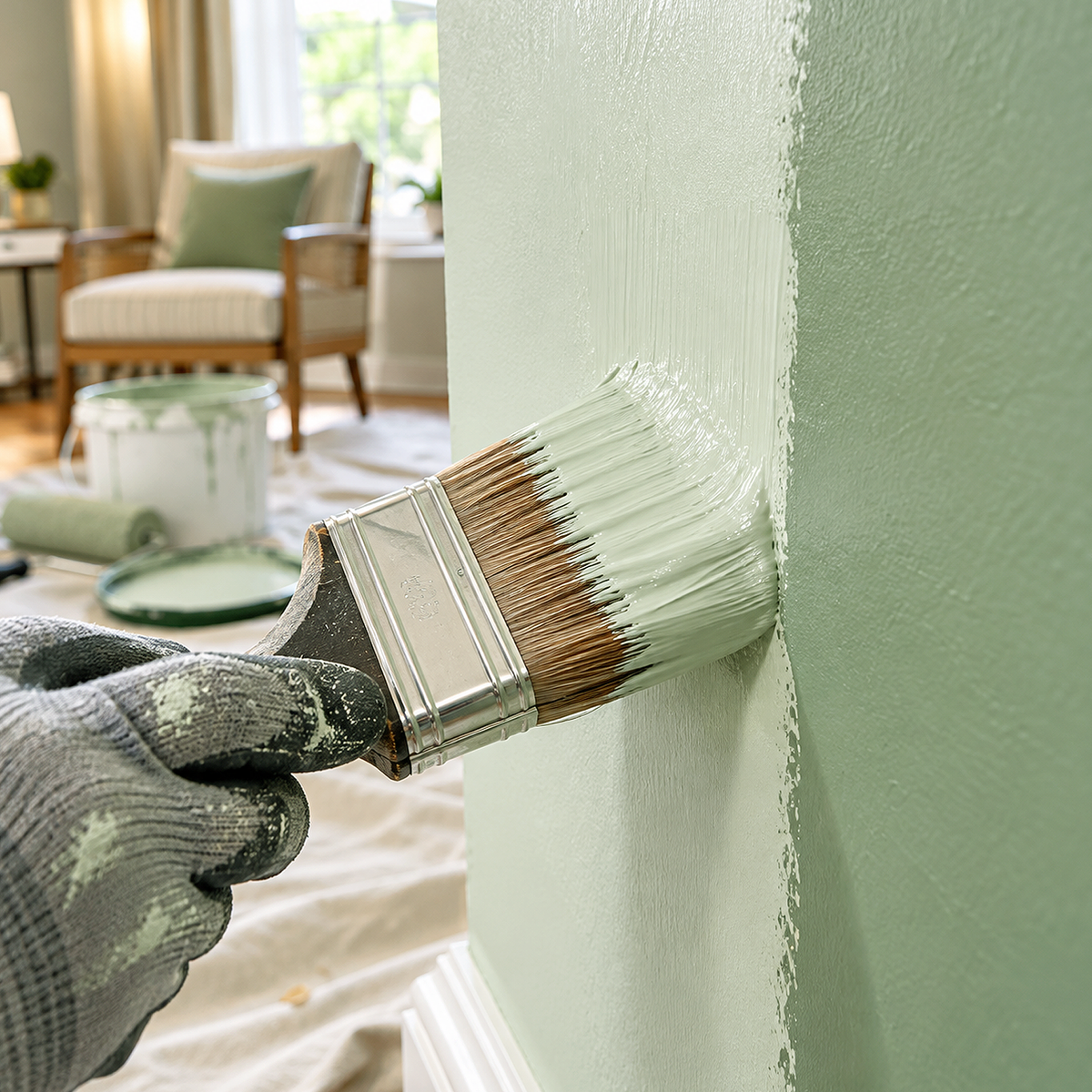 hollingsworth green paint brush
