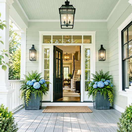hollingsworth green painted entryway