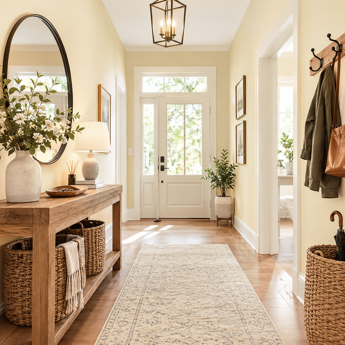 honey harbor painted hallway