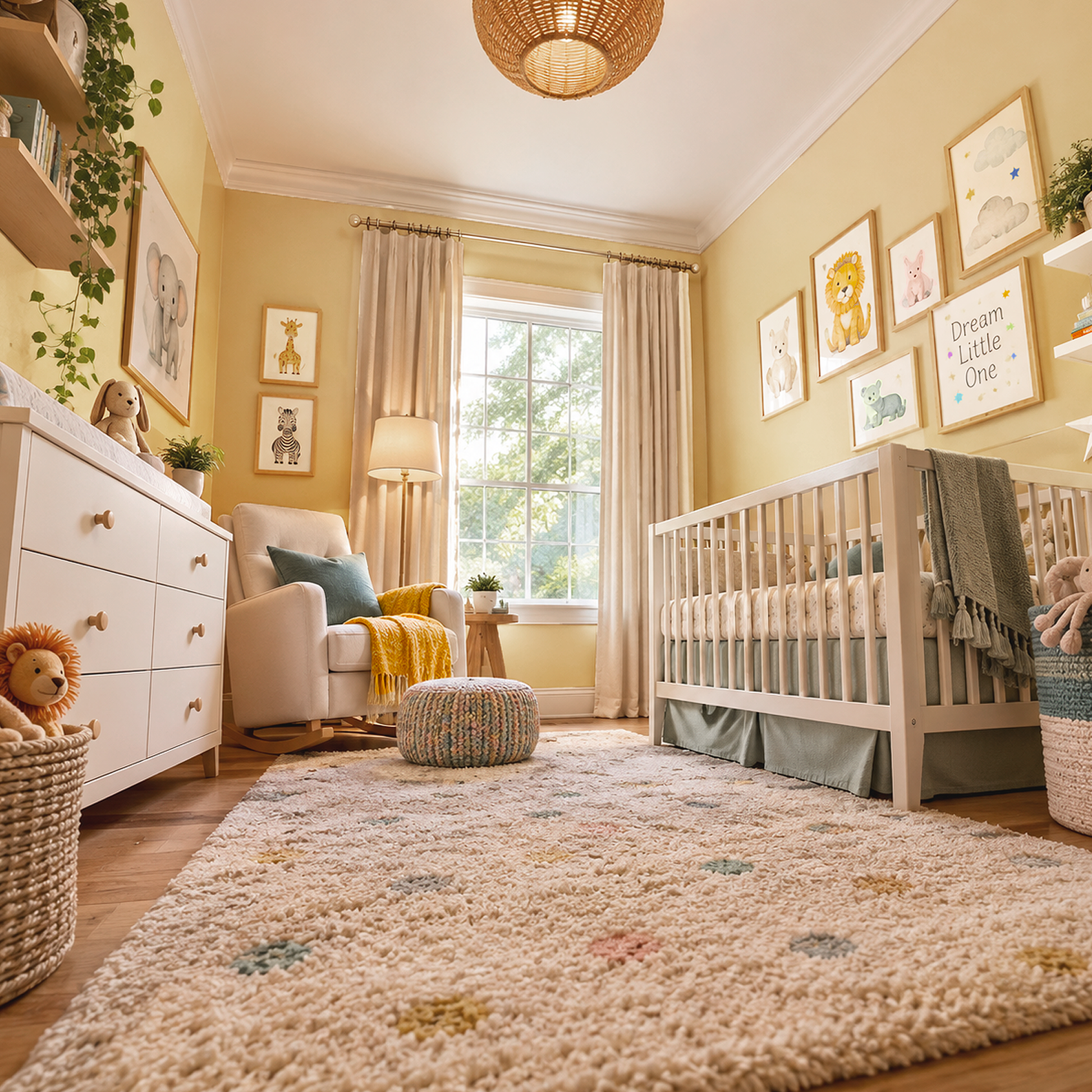 honeymoon painted nursery