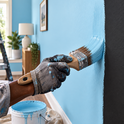 honolulu blue paint brush