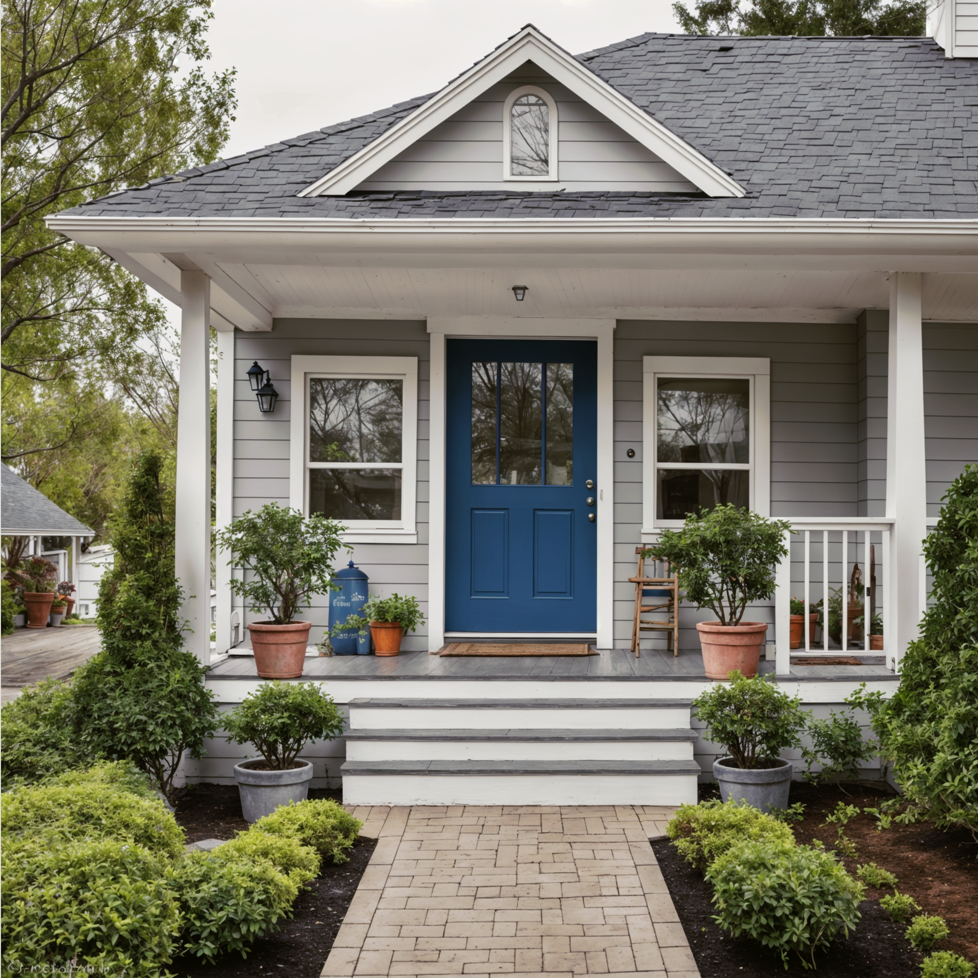 horizon painted entryway