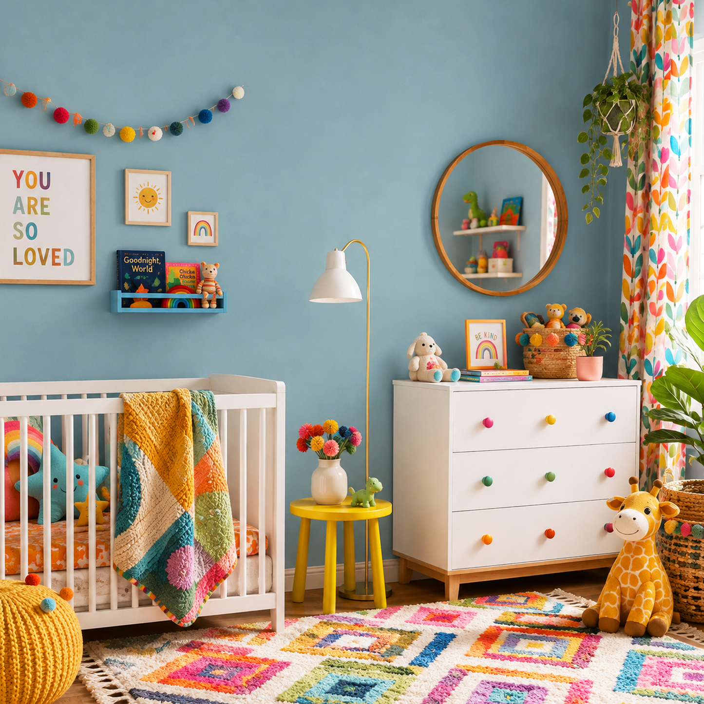 jamestown blue painted nursery