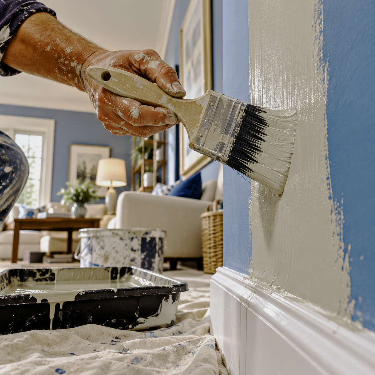 jockey hollow gray paint brush