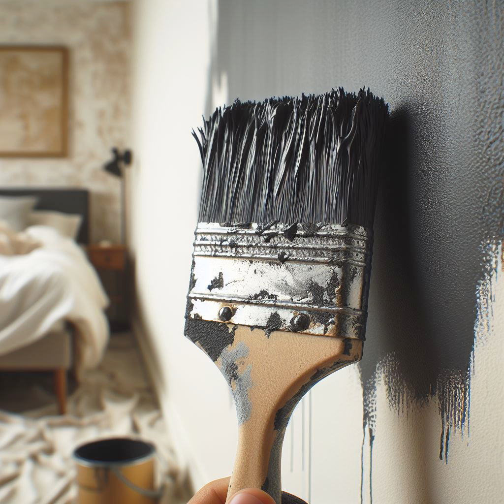 kendall charcoal paint brush