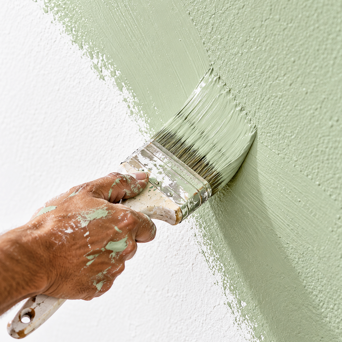 kittery point green paint brush