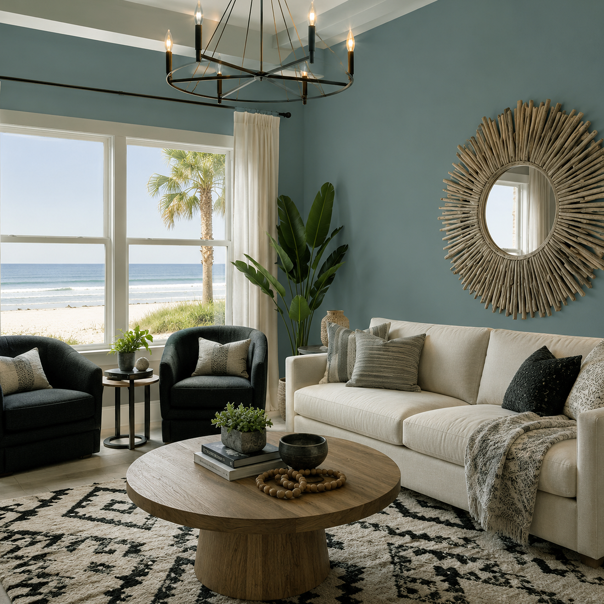 knoxville gray painted living room