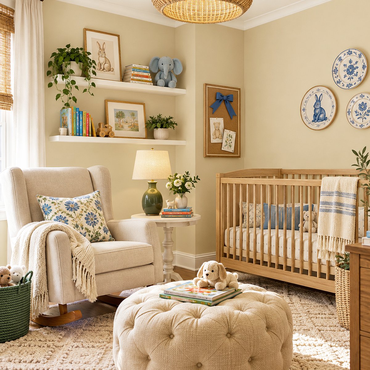lady finger painted nursery