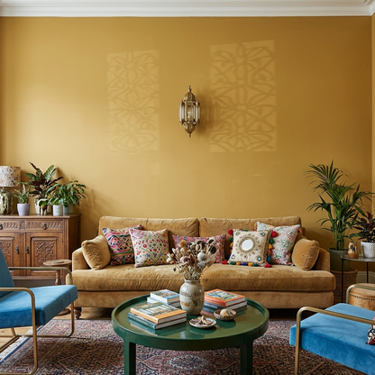 leap of faith painted living room