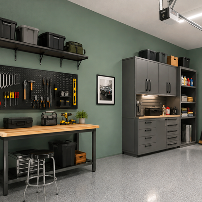 lush painted garage