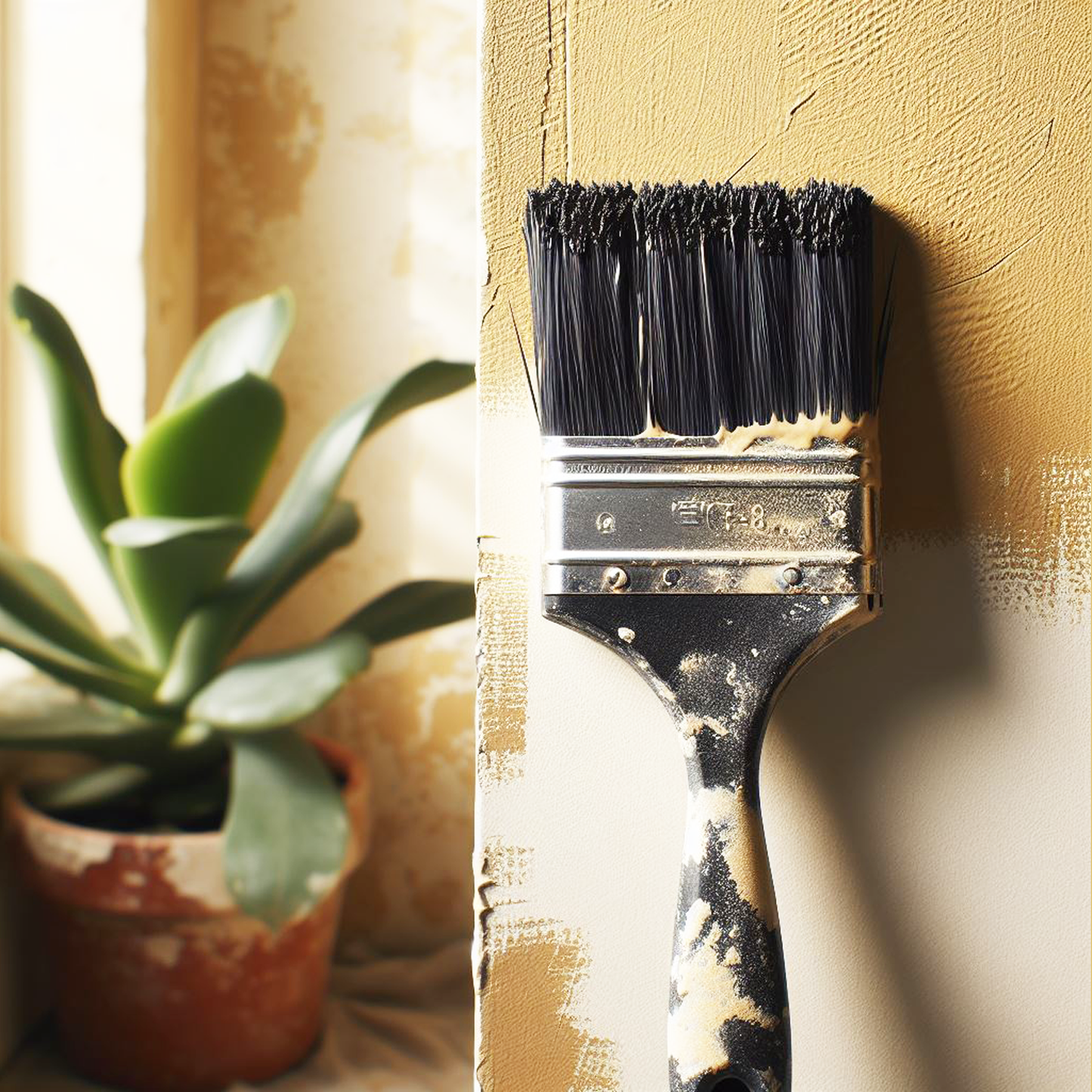 marblehead gold paint brush