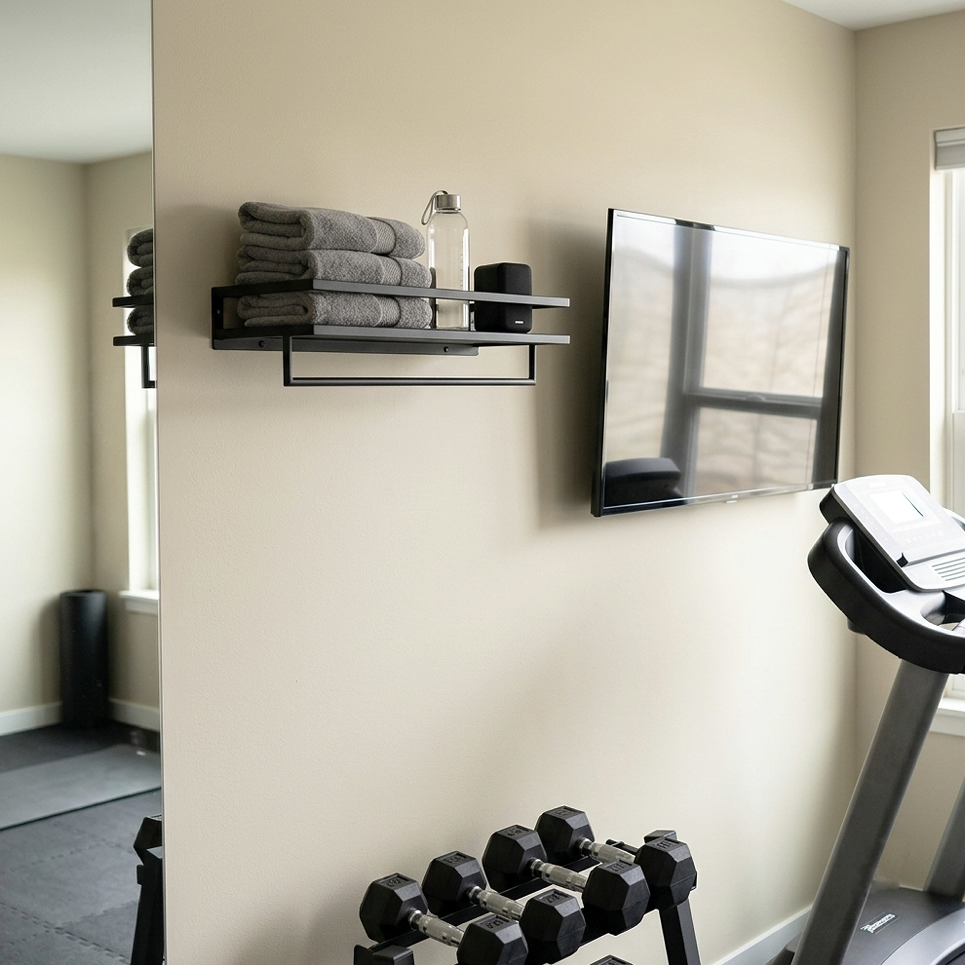 maritime white painted gym