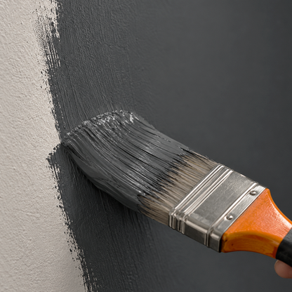 mopboard black paint brush