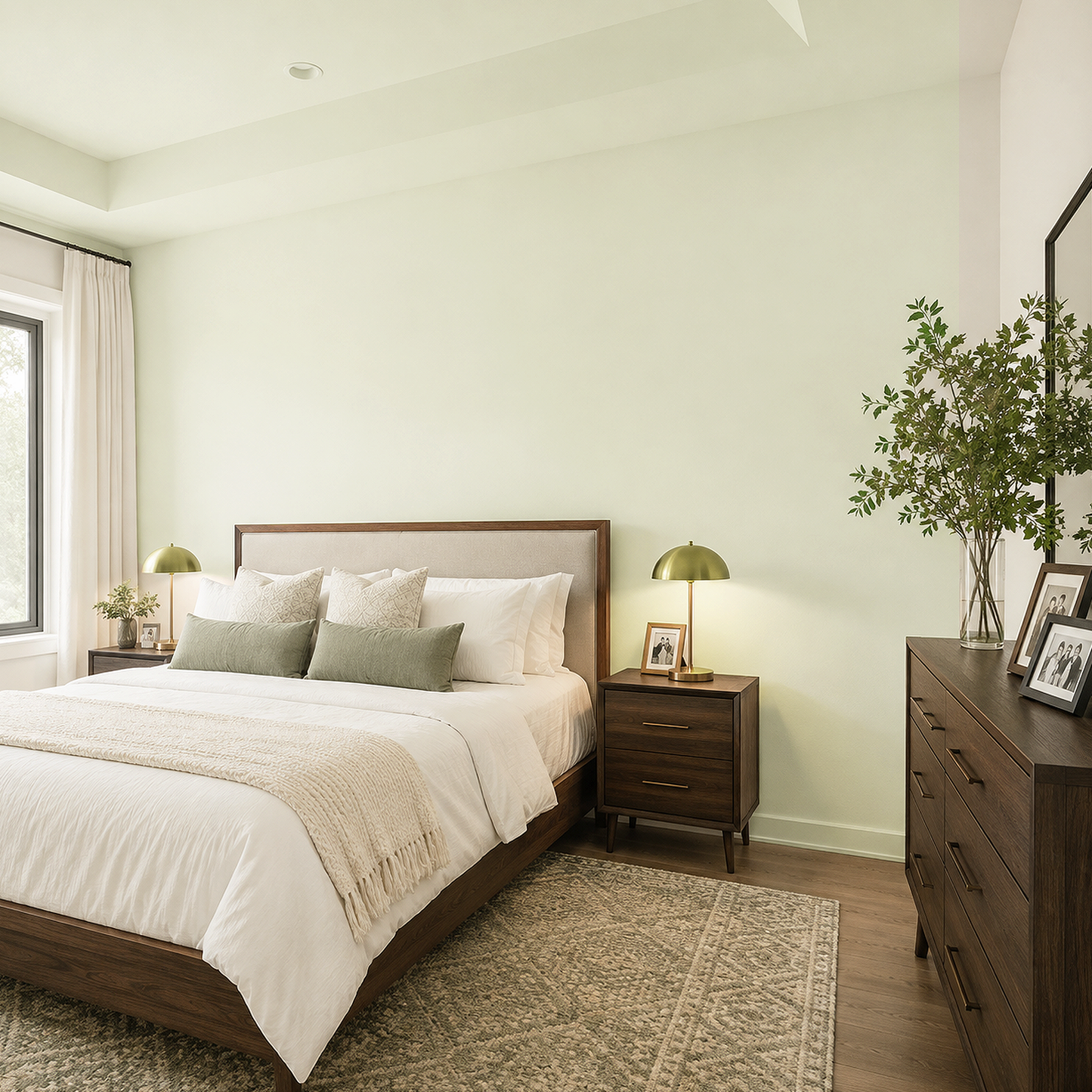 morning dew painted bedroom