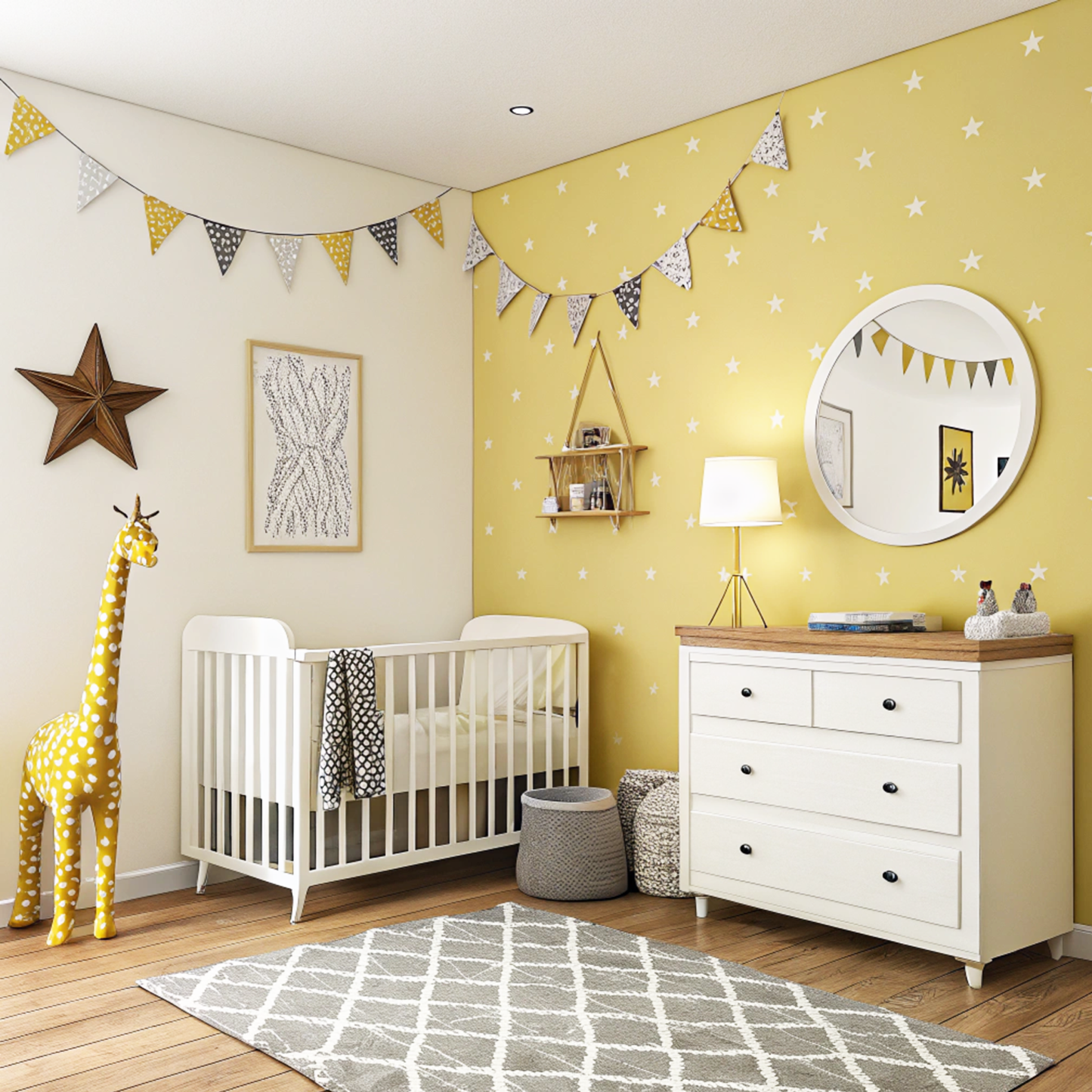 mulholland yellow painted nursery