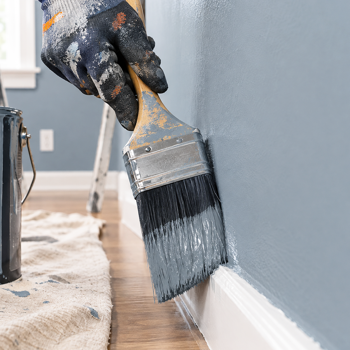 new hope gray paint brush