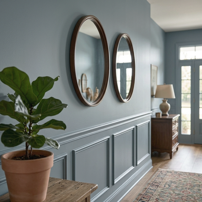 normandy painted hallway