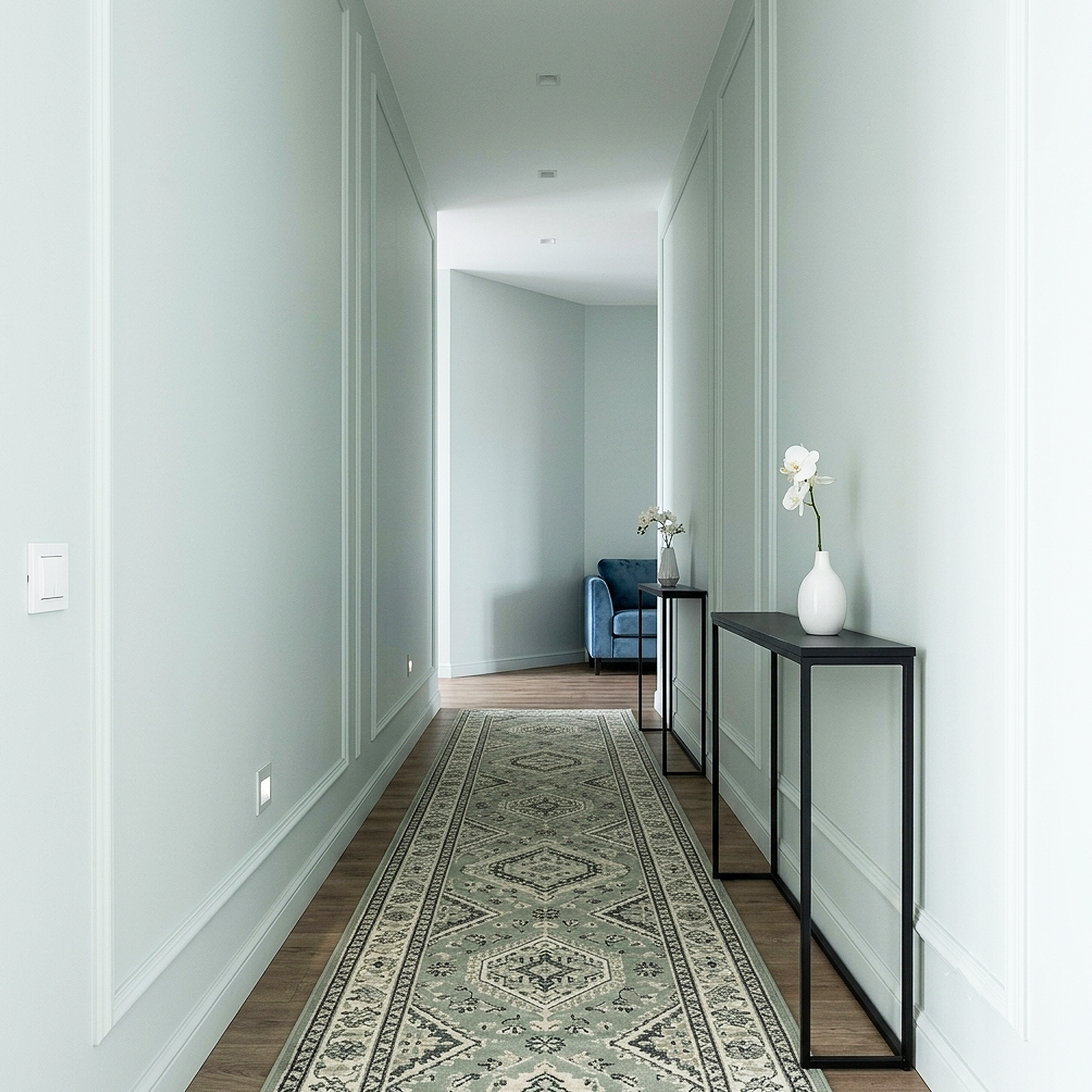 ocean air painted hallway