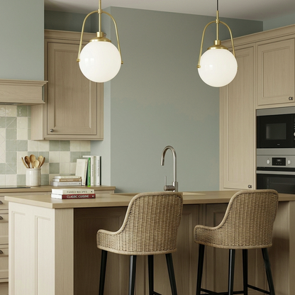 oilcloth painted kitchen
