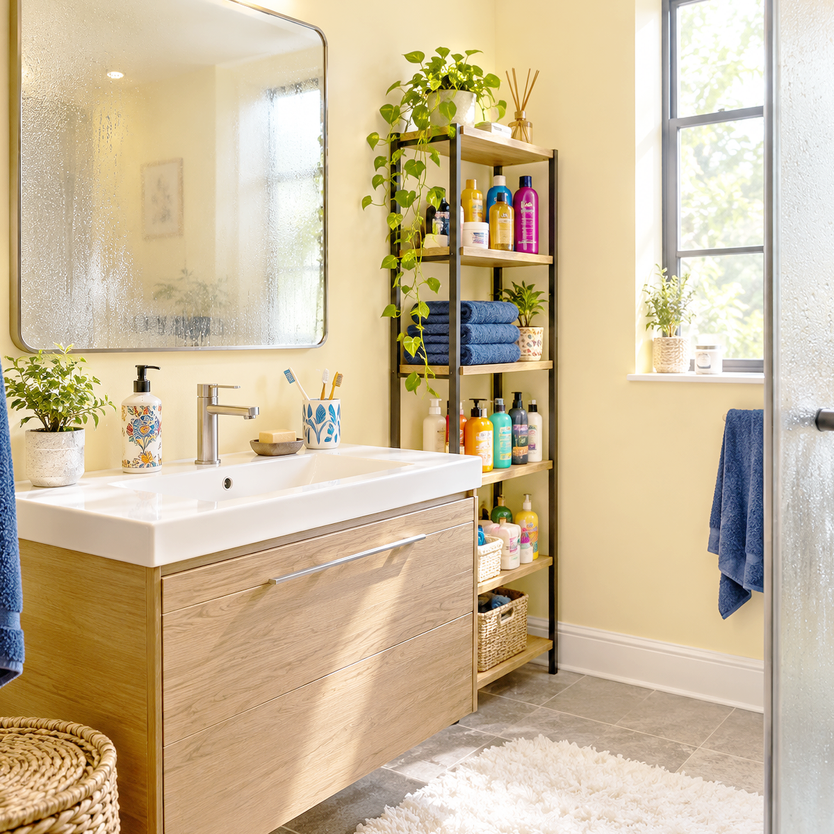 old world romance painted bathroom