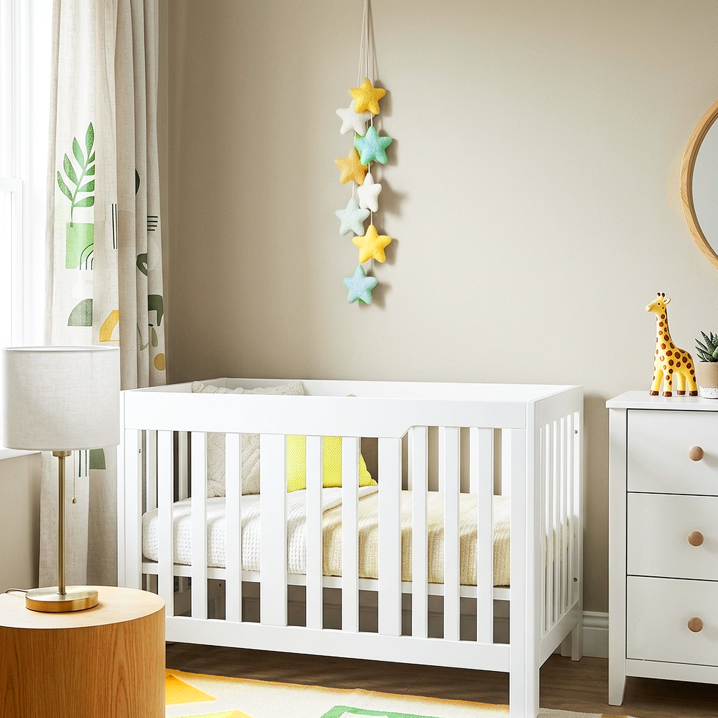 olympic mountains painted nursery