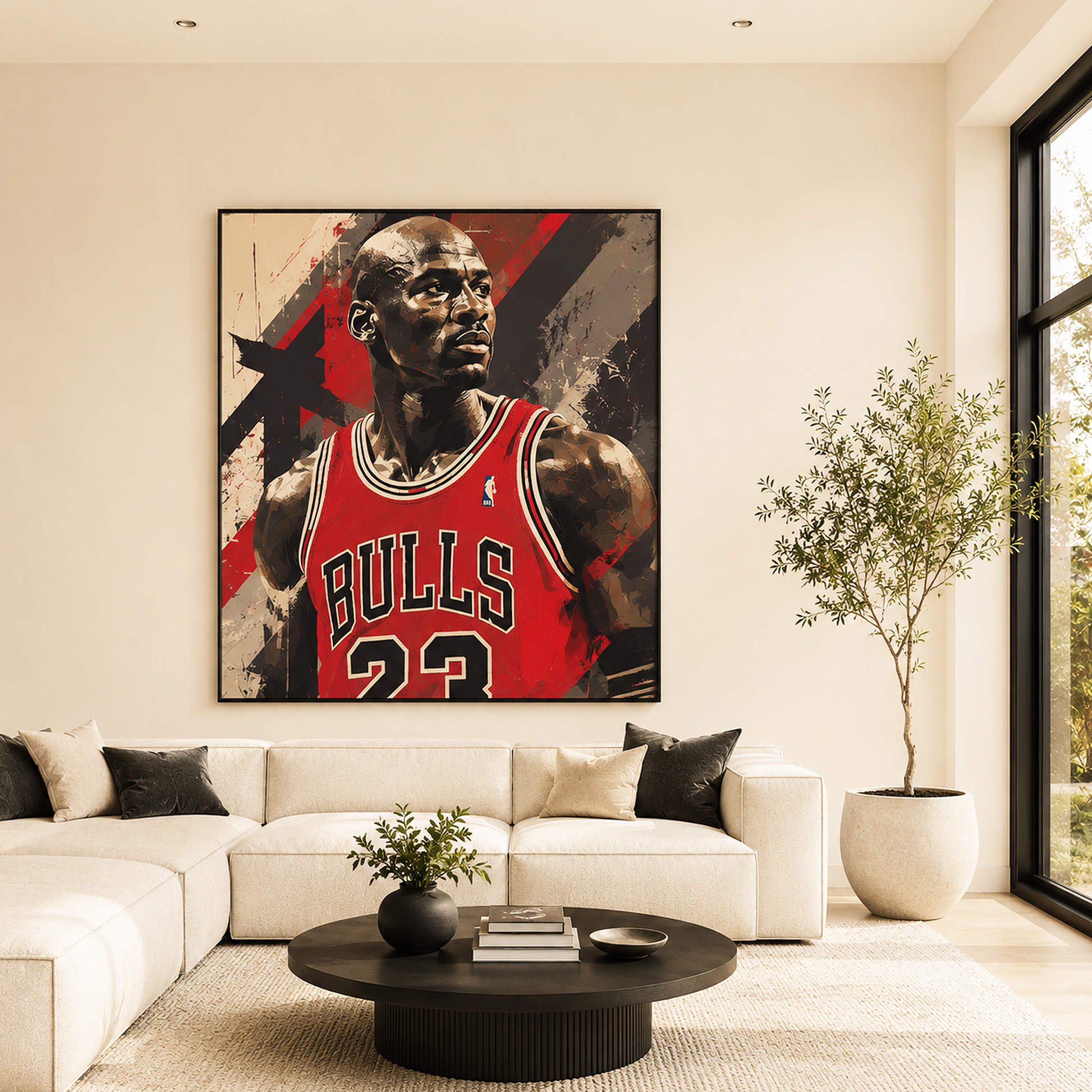 opal painted living room