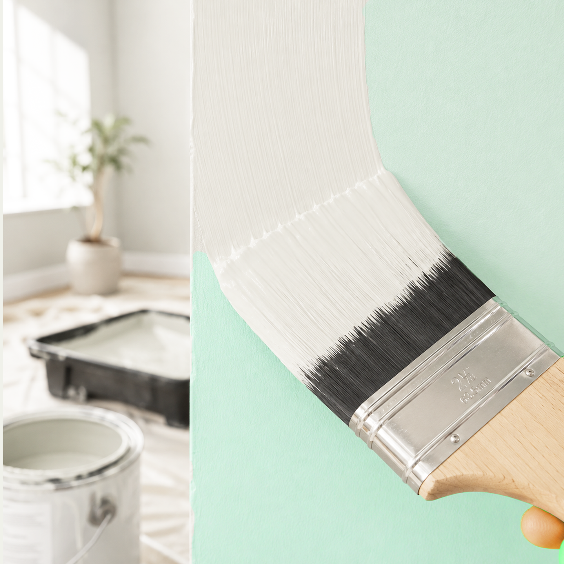 oxford white paint brush