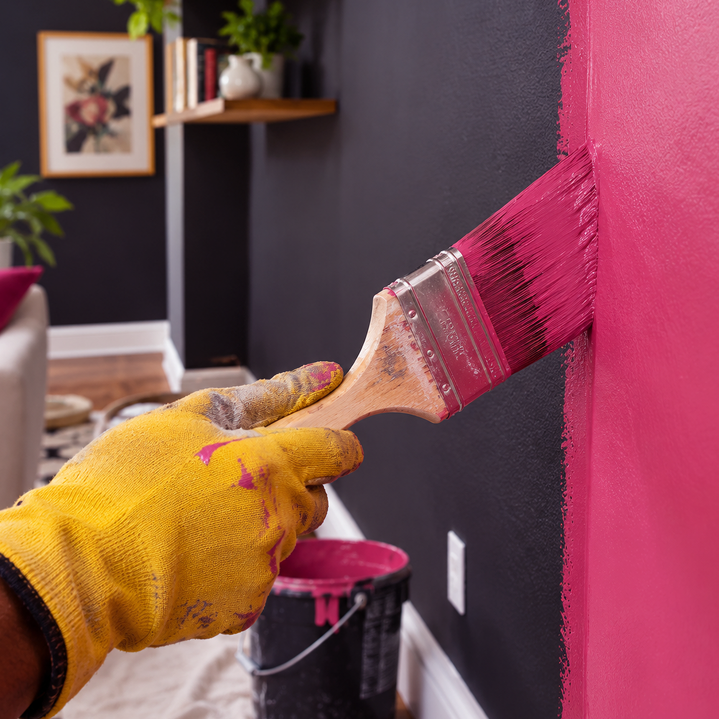 peony paint brush