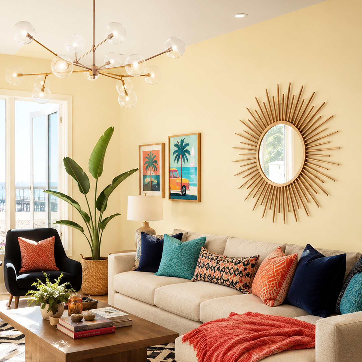 philadelphia cream painted living room