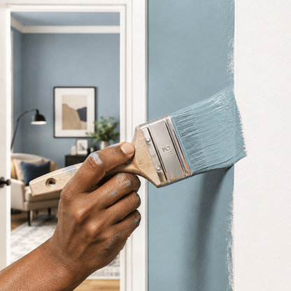 polaris blue paint brush