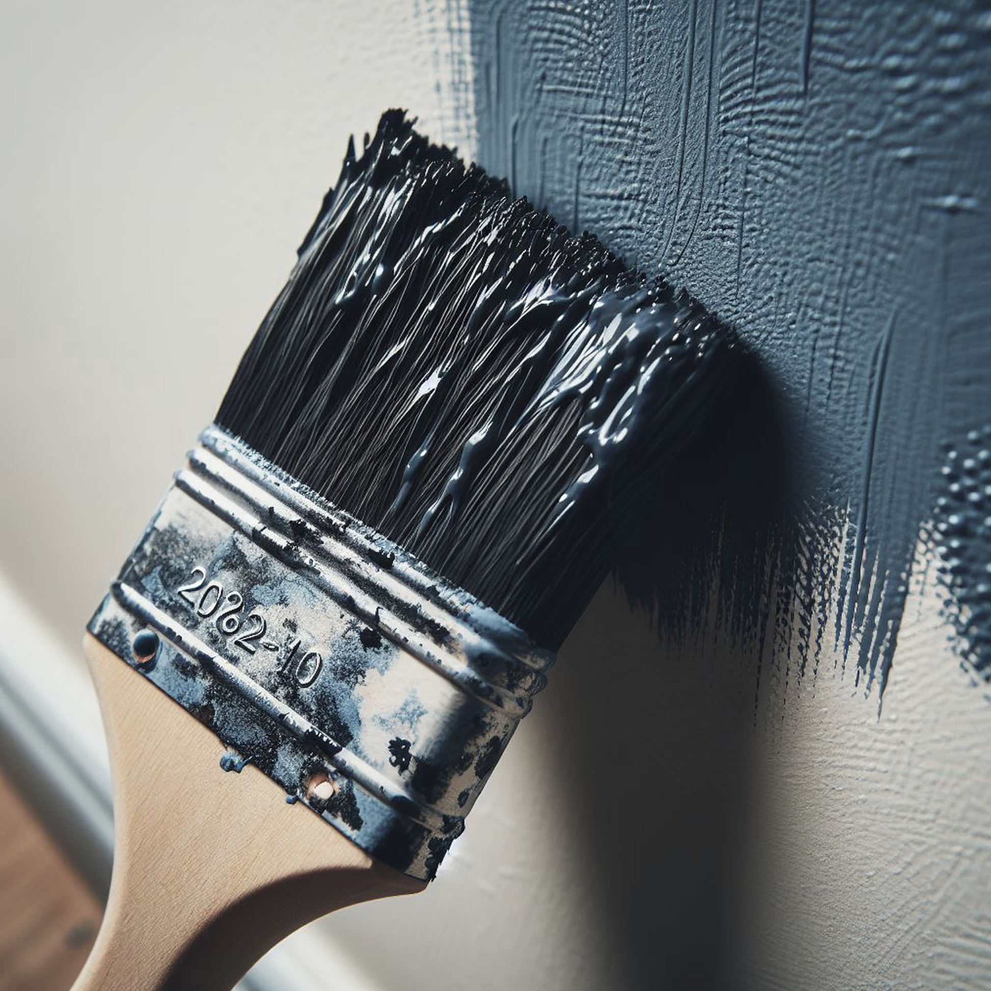 polo blue paint brush