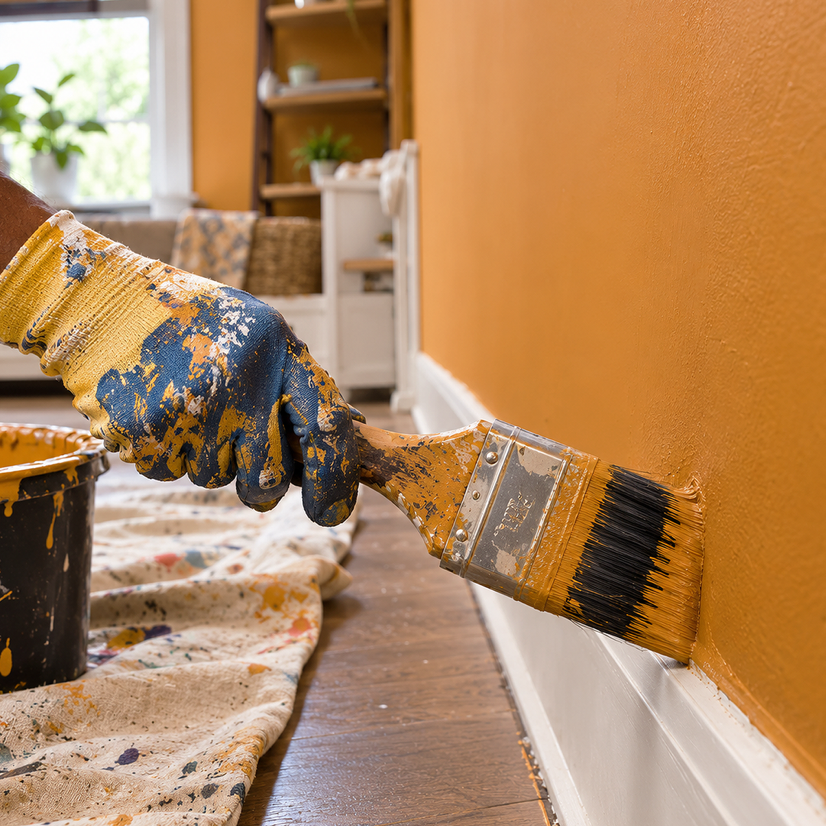 pumpkin blush paint brush