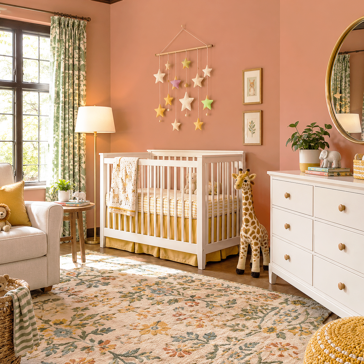 pumpkin patch painted kitchen