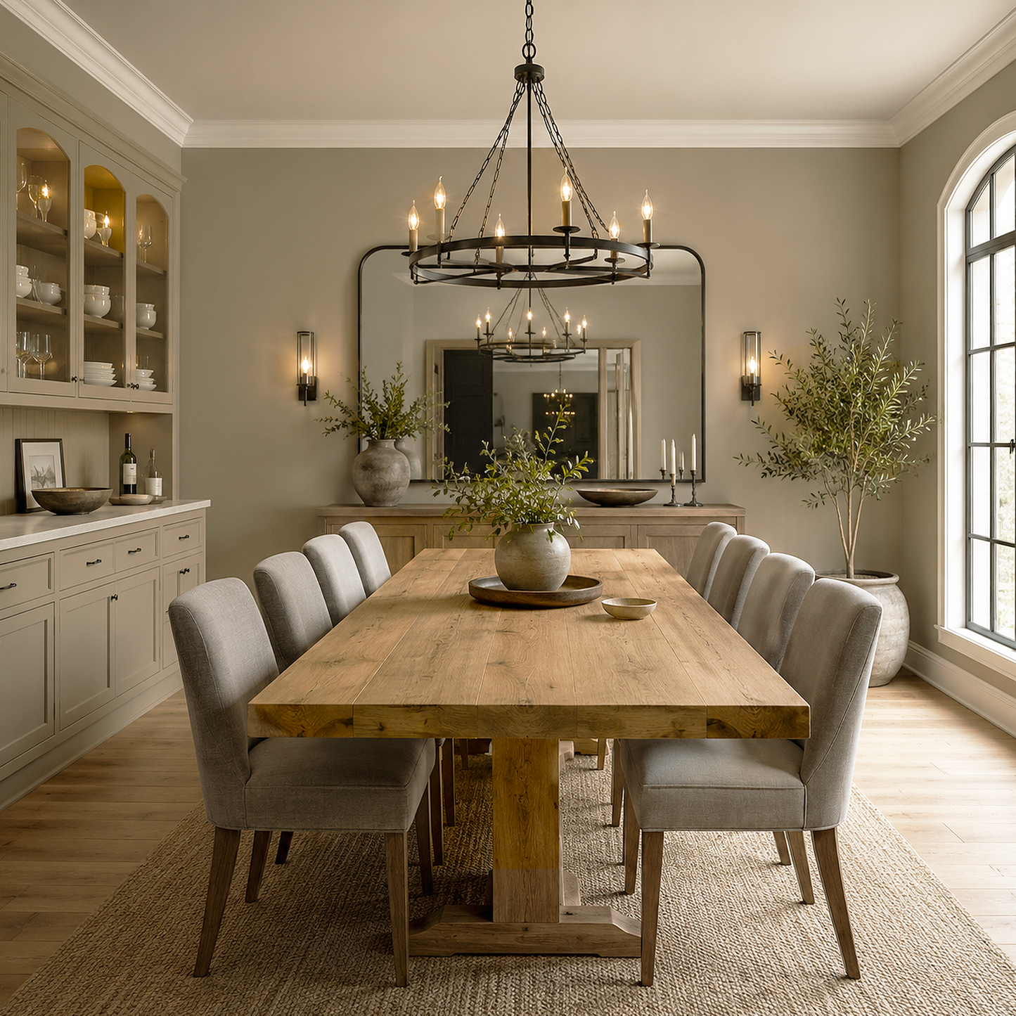 raccoon hollow painted dining room
