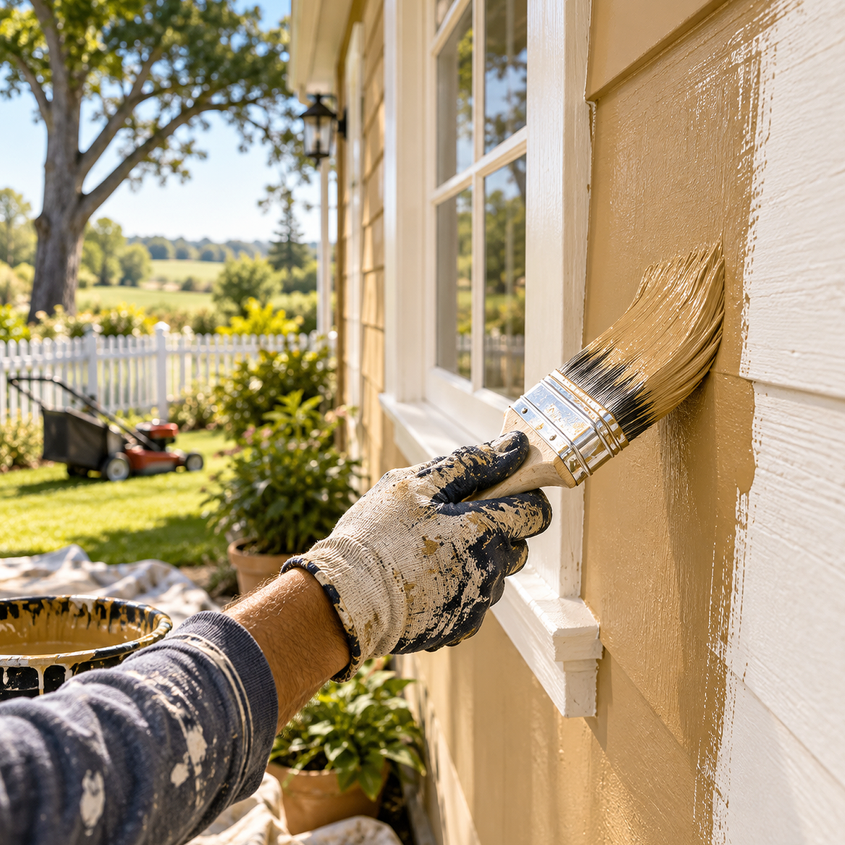 richmond gold brush paint color
