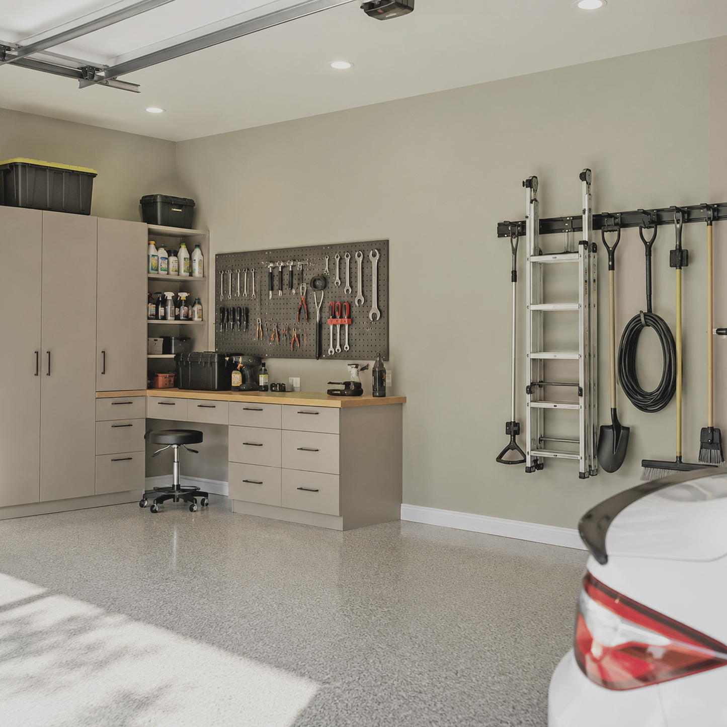 rockport gray painted garage