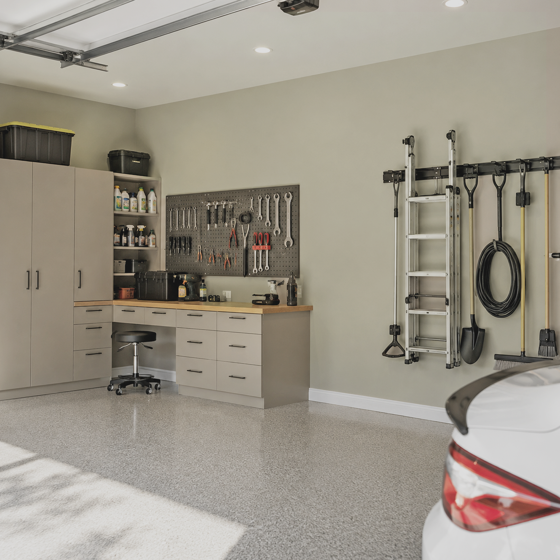 rockport gray painted garage