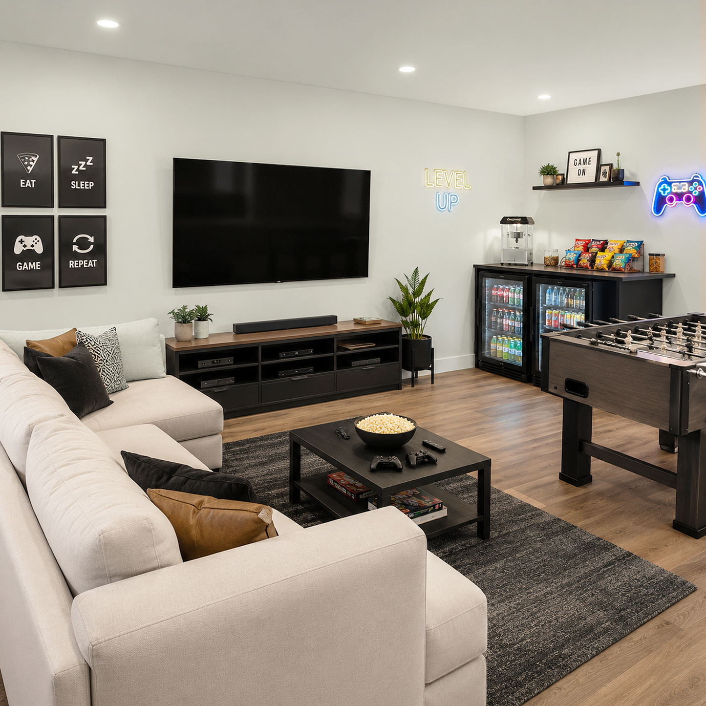 rodeo painted game room