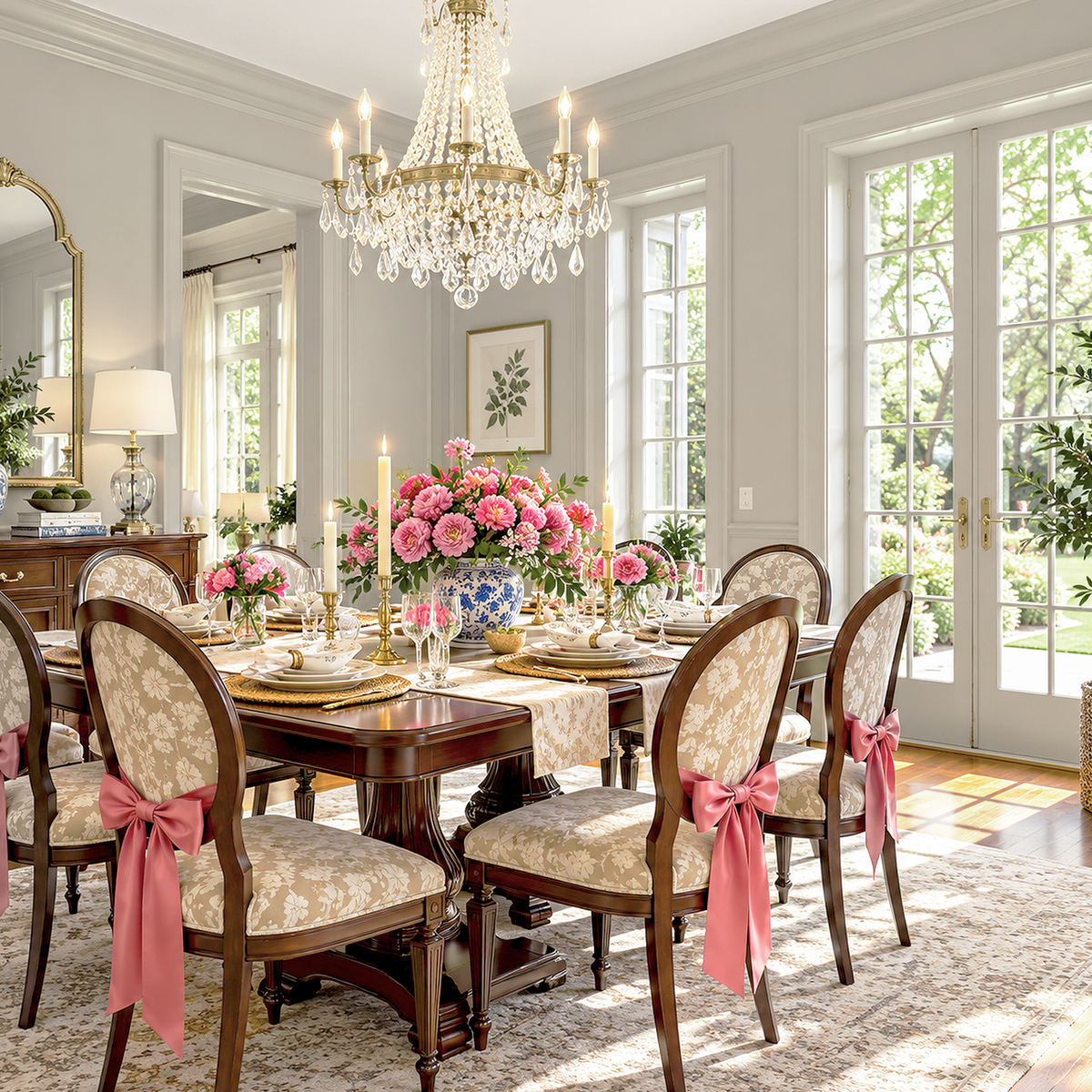 shale painted dining room