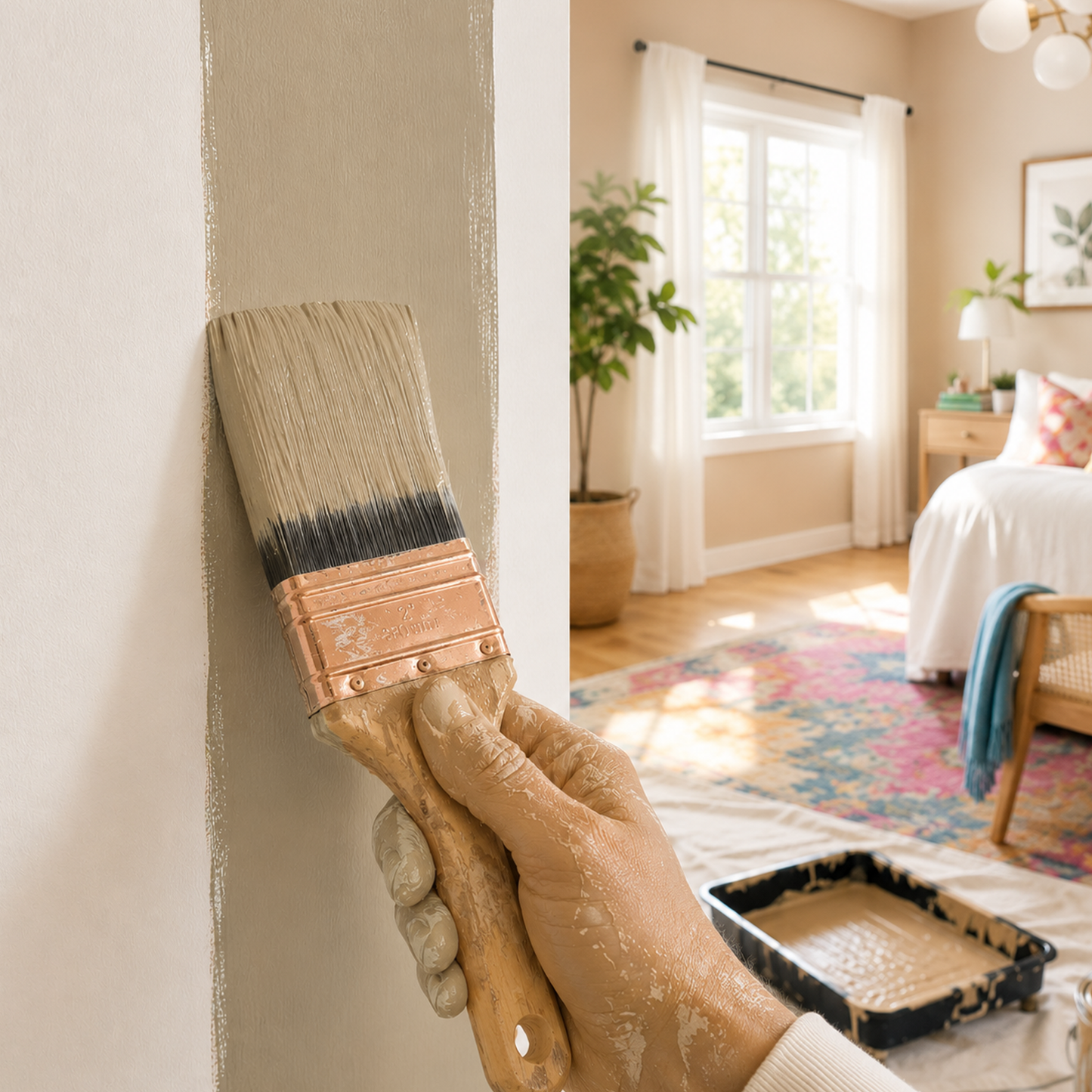 sherwood tan paint brush