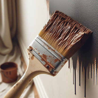 silhouette paint brush