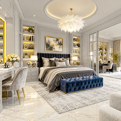 silver fox painted room