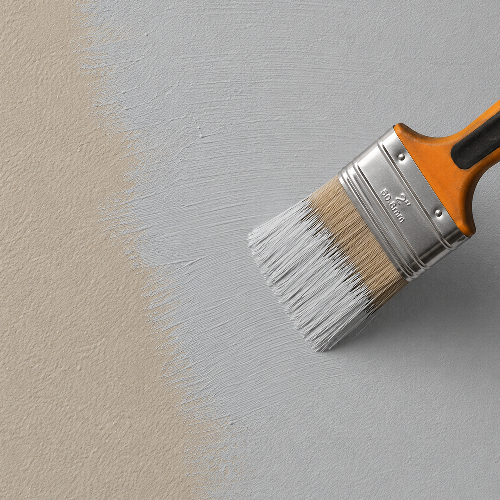 silver lining painted brush