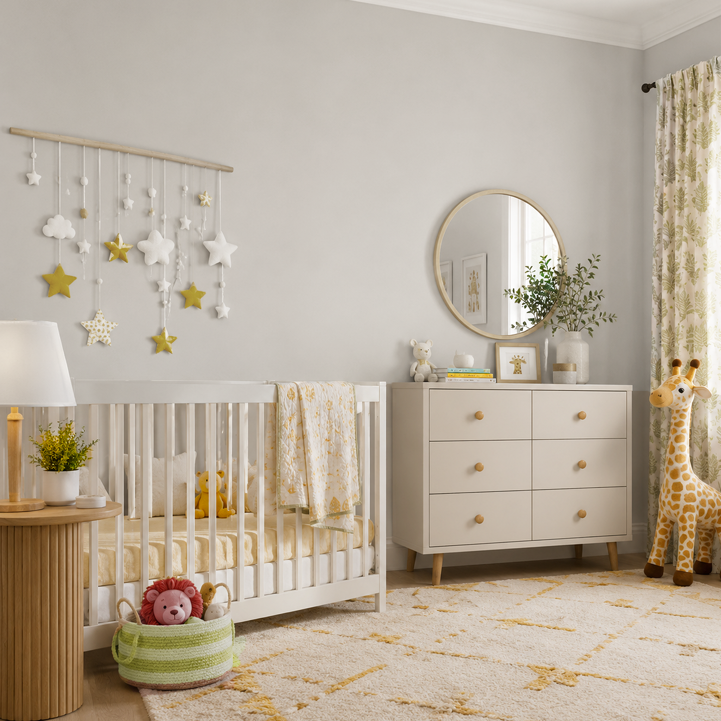 smoke embers painted nursery