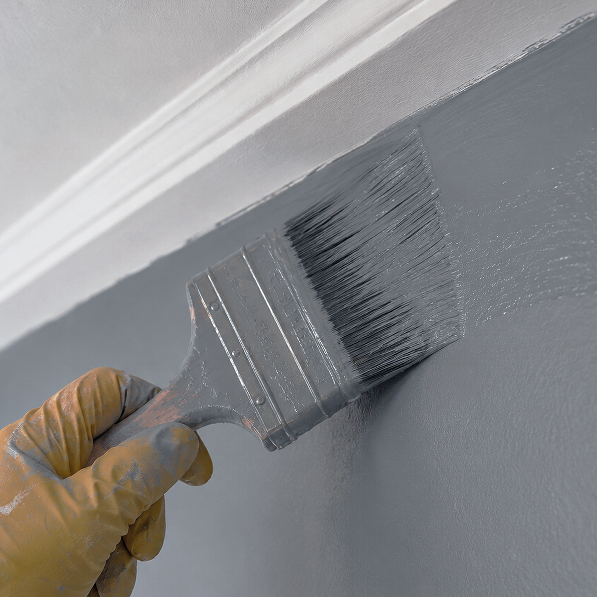 smoke gray paint brush