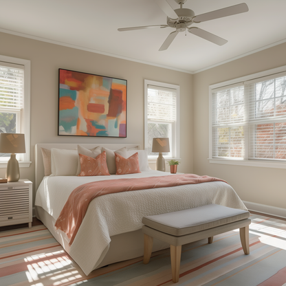 soft chamois painted bedroom